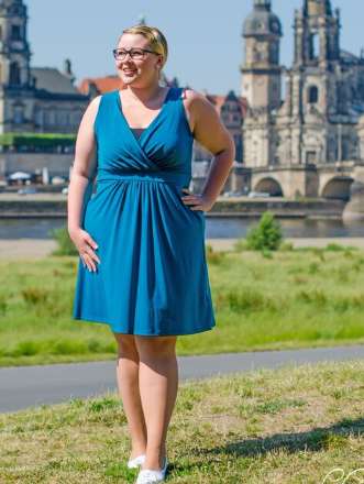 Sommer Kleid - einfarbig