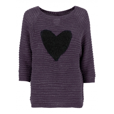 Pullover in lila für Damen von bonprix 