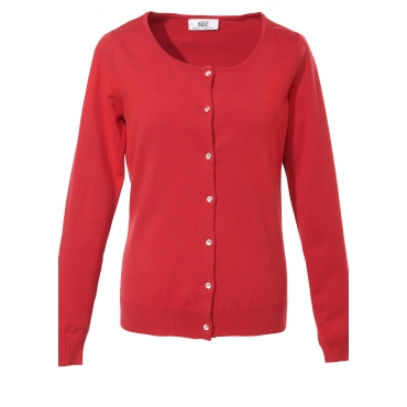 Strickjacke langarm  in rot für Damen von bonprix 