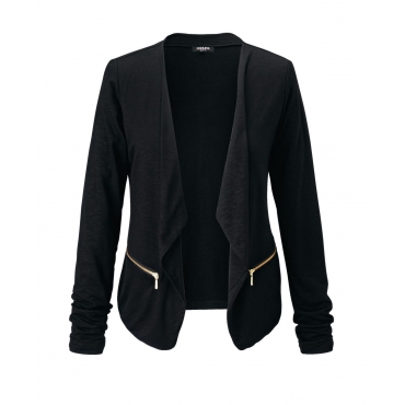 Blazer, offen, jersey 