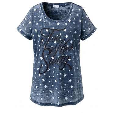Shirt mit Sternen Angel of Style blau 