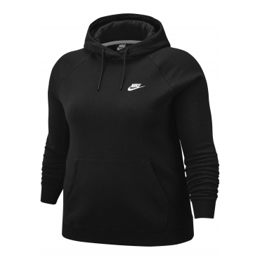 Nike Sportswear Kapuzensweatshirt »WOMEN ESSENTIAL HOODY FLEECE PLUS SIZE«, schwarz, Gr.XL-XXXL 