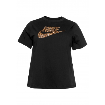 Nike Sportswear T-Shirt »WOMEN NIKE SPORTSWEAR TOP SHORTSLEEVE PLUS SIZE«, schwarz, Gr.XL-XXXL 