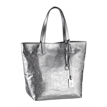 Tom Tailor Shopper im Metallic Look 